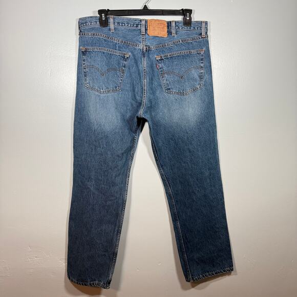 Levi’s 501 VTG 40x30 90s USA Rigid Cotton Denim Button Fly Measured 38x30 - Picture 2 of 7